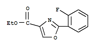 2-(2-氟苯基)-噁唑-4-羧酸乙酯結構式_885274-78-2結構式
