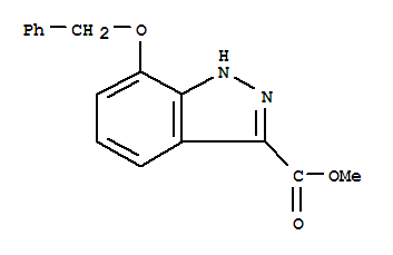 7-芐氧基-1H-吲唑-3-羧酸甲酯結構式_885278-65-9結構式