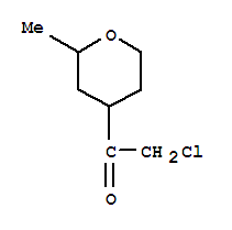 (9ci)-2-氯-1-(四氫-2-甲基-2H-吡喃-4-基)-乙酮結(jié)構(gòu)式_88572-23-0結(jié)構(gòu)式