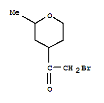 (9ci)-2-溴-1-(四氫-2-甲基-2H-吡喃-4-基)-乙酮結(jié)構(gòu)式_88572-24-1結(jié)構(gòu)式
