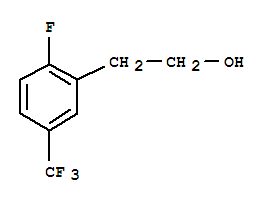 2-[2-氟-5-(三氟甲基)苯基]乙醇結(jié)構(gòu)式_886761-79-1結(jié)構(gòu)式