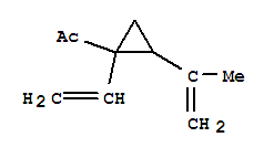 (9ci)-1-[1-乙烯-2-(1-甲基乙烯)環(huán)丙基]-乙酮結(jié)構(gòu)式_88711-70-0結(jié)構(gòu)式