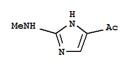 (9ci)-1-[2-(甲基氨基)-1H-咪唑-4-基]-乙酮結(jié)構(gòu)式_88723-11-9結(jié)構(gòu)式