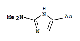 (9ci)-1-[2-(二甲基氨基)-1H-咪唑-4-基]-乙酮結(jié)構(gòu)式_88723-34-6結(jié)構(gòu)式