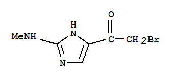 (9ci)-2-溴-1-[2-(甲基氨基)-1H-咪唑-4-基]-乙酮結(jié)構(gòu)式_88723-40-4結(jié)構(gòu)式