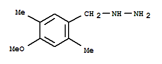 1-(4-甲氧基-2,5-二甲基芐基)肼雙鹽酸鹽結(jié)構(gòu)式_887596-54-5結(jié)構(gòu)式
