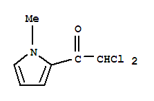 (9ci)-2,2-二氯-1-(1-甲基-1H-吡咯-2-基)-乙酮結(jié)構(gòu)式_88773-69-7結(jié)構(gòu)式