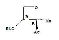 反式-(9ci)-1-(3-乙氧基-2-甲基-2-氧雜環(huán)丁烷)-乙酮結(jié)構(gòu)式_88995-82-8結(jié)構(gòu)式