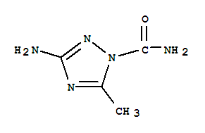 (7ci)-3-氨基-5-甲基-1H-1,2,4-噻唑-1-羧酰胺結(jié)構(gòu)式_89125-16-6結(jié)構(gòu)式
