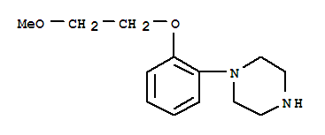 1-[2-(2-甲氧基乙氧基)-苯基]-哌嗪結(jié)構(gòu)式_891782-62-0結(jié)構(gòu)式