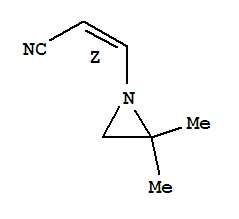 (z)-(9ci)-3-(2,2-二甲基-1-氮丙啶)-2-丙烯腈結(jié)構(gòu)式_89422-25-3結(jié)構(gòu)式