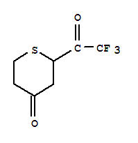 (7ci)-四氫-2-(三氟乙酰基)-4H-硫代吡喃-4-酮結(jié)構(gòu)式_89678-03-5結(jié)構(gòu)式