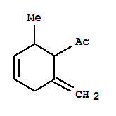 (9ci)-1-(2-甲基-6-亞甲基-3-環(huán)己烯-1-基)-乙酮結(jié)構(gòu)式_90213-41-5結(jié)構(gòu)式