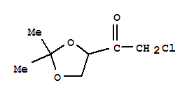 (9ci)-2-氯-1-(2,2-二甲基-1,3-二氧雜烷-4-基)-乙酮結(jié)構(gòu)式_90493-97-3結(jié)構(gòu)式