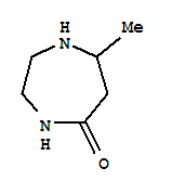 7-甲基-[1,4]二氮雜環(huán)庚烷-5-酮結(jié)構(gòu)式_90673-37-3結(jié)構(gòu)式