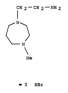 1-甲基-4-(氨基乙基)-1,4-二氮雜烷鹽酸鹽結(jié)構(gòu)式_90942-02-2結(jié)構(gòu)式