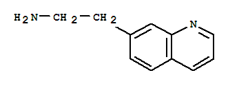 2-(喹啉-7-基)乙胺結(jié)構式_910412-44-1結(jié)構式