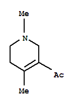 (9ci)-1-(1,2,5,6-四氫-1,4-二甲基-3-吡啶)-乙酮結(jié)構(gòu)式_91324-23-1結(jié)構(gòu)式