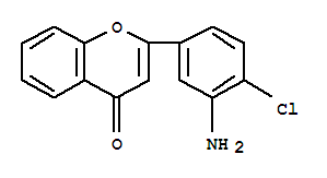 (9ci)-2-(3-氨基-4-氯苯基)-4H-1-苯并吡喃-4-酮結(jié)構(gòu)式_92426-54-5結(jié)構(gòu)式