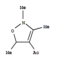 (9ci)-1-(2,5-二氫-2,3,5-三甲基-4-異噁唑基)-乙酮結(jié)構(gòu)式_92807-73-3結(jié)構(gòu)式