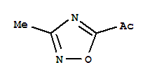 1-(3-甲基-1,2,4-噁二唑-5-基)乙酮結(jié)構(gòu)式_92845-58-4結(jié)構(gòu)式