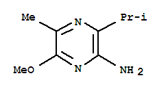 (9CI)-6-甲氧基-5-甲基-3-(1-甲基乙基)-吡嗪胺結(jié)構(gòu)式_93034-75-4結(jié)構(gòu)式