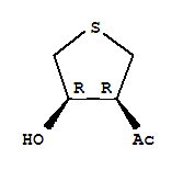 順式-(9ci)-1-(四氫-4-羥基-3-噻吩)-乙酮結(jié)構(gòu)式_93198-76-6結(jié)構(gòu)式
