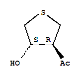 反式-(9ci)-1-(四氫-4-羥基-3-噻吩)-乙酮結(jié)構(gòu)式_93198-77-7結(jié)構(gòu)式