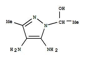 4,5-二氨基--alpha-,3-二甲基-1H-吡唑-1-甲醇結(jié)構(gòu)式_934697-53-7結(jié)構(gòu)式