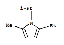 (9ci)-2-乙基-5-甲基-1-(1-甲基乙基)-1H-吡咯結(jié)構(gòu)式_93698-72-7結(jié)構(gòu)式