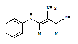 (7ci,9ci)-3-氨基-2-甲基-4H-吡唑并[1,5-a]苯并咪唑結(jié)構(gòu)式_94216-82-7結(jié)構(gòu)式