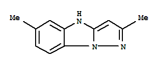 (9ci)-2,6-二甲基-4H-吡唑并[1,5-a]苯并咪唑結(jié)構(gòu)式_94724-89-7結(jié)構(gòu)式