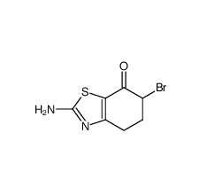 2-氨基-6-溴-5,6-二氫苯并[d]噻唑-7(4H)-酮結(jié)構(gòu)式_1001648-73-2結(jié)構(gòu)式