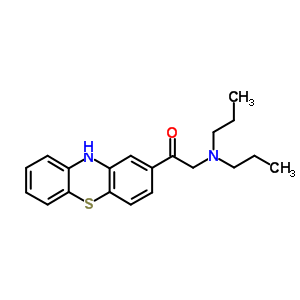 2-(二丙基氨基)-1-(10h-吩噻嗪-2-基)-乙酮結構式_10554-00-4結構式