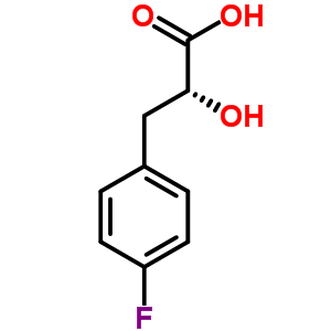 (R)-3-(4-氟苯基)-2-羥基丙酸結(jié)構(gòu)式_124980-94-5結(jié)構(gòu)式