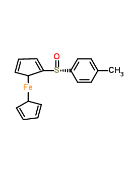 (R)-(對甲苯亞砜基)二茂鐵結(jié)構(gòu)式_130225-27-3結(jié)構(gòu)式