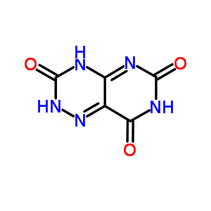 嘧啶并[4,5-e]-as-三嗪-3,6,8(2H,5H,7H)-三酮(8CI)結(jié)構(gòu)式_13538-84-6結(jié)構(gòu)式
