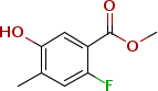 2-氟-4-甲基-5-羥基苯甲酸甲酯結(jié)構(gòu)式_1378655-77-6結(jié)構(gòu)式