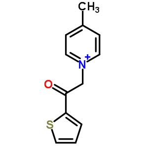 2-(4-甲基吡啶-1-基)-1-噻吩-2-基-乙酮結(jié)構(gòu)式_14153-77-6結(jié)構(gòu)式