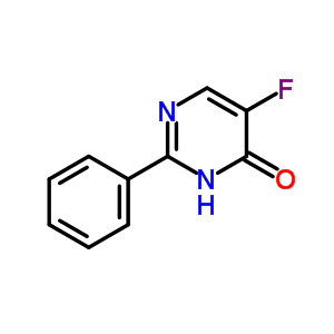 5-氟-2-苯基-4(3H)-嘧啶酮結(jié)構(gòu)式_143328-90-9結(jié)構(gòu)式