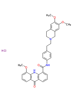 Elacridar HCl Structure,143851-98-3Structure