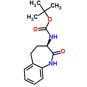 (R)-(2-氧代-2,3,4,5-四氫-1H-苯并b氮雜革-3-基)-氨基甲酸叔丁酯結構式_145485-03-6結構式