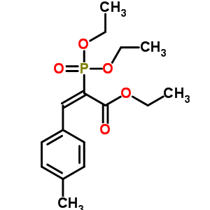 2-(二乙氧基膦)-3-(4-甲基苯基)-2-丙酸乙酯結(jié)構(gòu)式_14656-24-7結(jié)構(gòu)式
