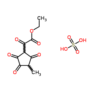 2-(3-甲基-2,4,5-三氧代-環(huán)戊基)-2-氧代-乙酸乙酯結(jié)構(gòu)式_15304-11-7結(jié)構(gòu)式