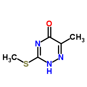 6-甲基-3-(甲基硫代)-1,2,4-噻嗪-5(2H)-酮結構式_1566-32-1結構式