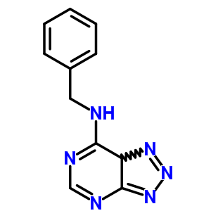 N-(苯基甲基)-3H-1,2,3-噻唑并[4,5-d]嘧啶-7-胺結(jié)構(gòu)式_16347-47-0結(jié)構(gòu)式
