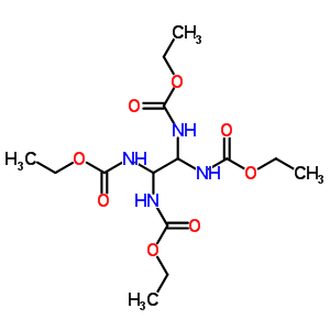 N-[1,2,2-三(乙氧基羰基氨基)乙基]氨基甲酸乙酯結(jié)構(gòu)式_17350-57-1結(jié)構(gòu)式