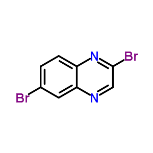 2,6-二溴喹噁啉結(jié)構式_175858-10-3結(jié)構式