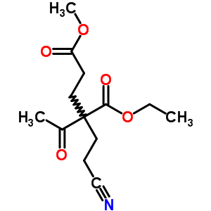 2-乙?；?2-(2-氰基乙基)-戊二酸 1-乙基 5-甲酯結(jié)構(gòu)式_1810-80-6結(jié)構(gòu)式