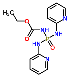 n-雙(吡啶-2-基氨基)膦氨基甲酸乙酯結(jié)構(gòu)式_18639-05-9結(jié)構(gòu)式